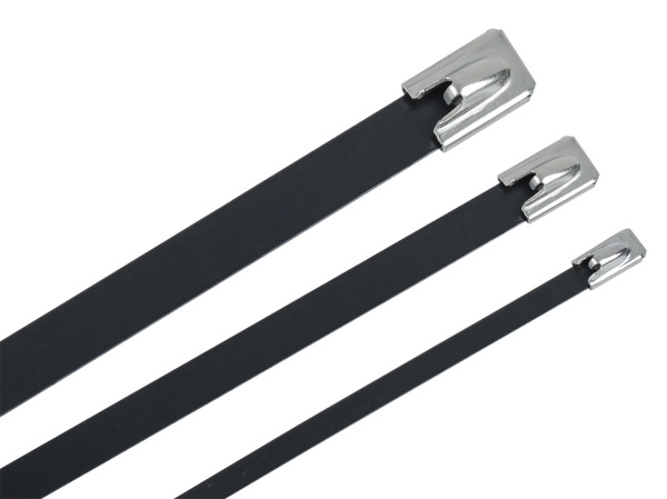 IEK Хомут стальной ХСт 4,6х200мм с полимерным покрытием(100шт/упак)