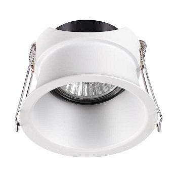 Novotech Светильник встраиваемый 370446 IP20 GU10 50W 220V BUTT белый