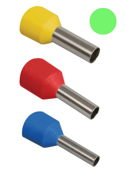 Купить IEK Наконечник НШВИ 6,0-18 светло-зеленый (20шт/упак)