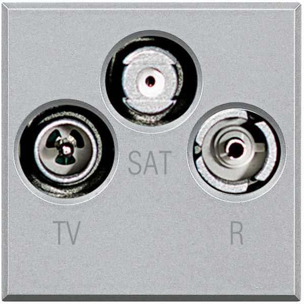 Купить BT Axolute Алюминий Розетка ТV-FM-SAT 2 мод HC4210D