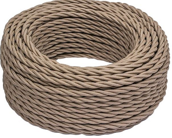 BIRONI Капучино матовый Витой провод 2*2,5 20м B1-425-716-20