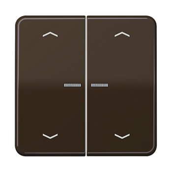 JUNG Клавиши для сдвоенной кнопки BCU коричневые CD595KO5MPBR