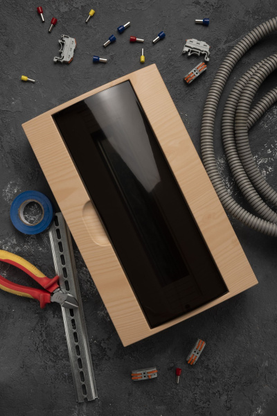 Купить EKF PROxima Щит распределительный навесной ЩРН-П-18 светлое дерево IP41