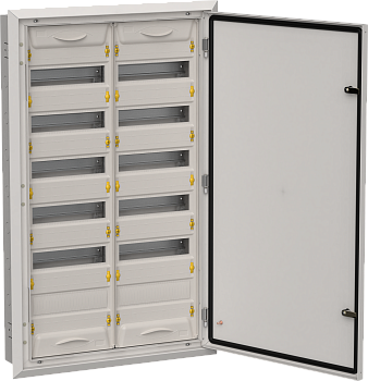 TITAN 5 Корпус мет. ЩРв-144 (2х72) 1005х625х130 IP31 сер IEK