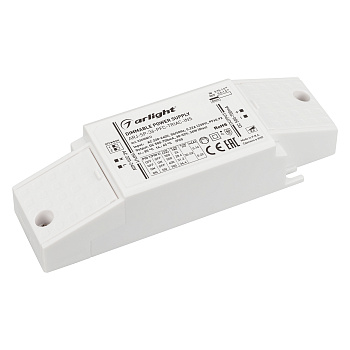 Arlight Блок питания ARJ-SP-36-PFC-TRIAC-INS (36W, 30-52V, 0.5-0.7A) (IP20 Пластик, 5 лет) 026058(1)