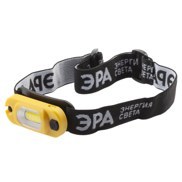 ЭРА GA-801 Фонарь налобный серия "Практик" [3Вт COB, Li аккум, microUSB, шарнир, клипса, бл]