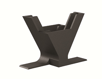 DKC Кабельный держатель для крепления в треугольник, д. 30-40 мм, тип 2