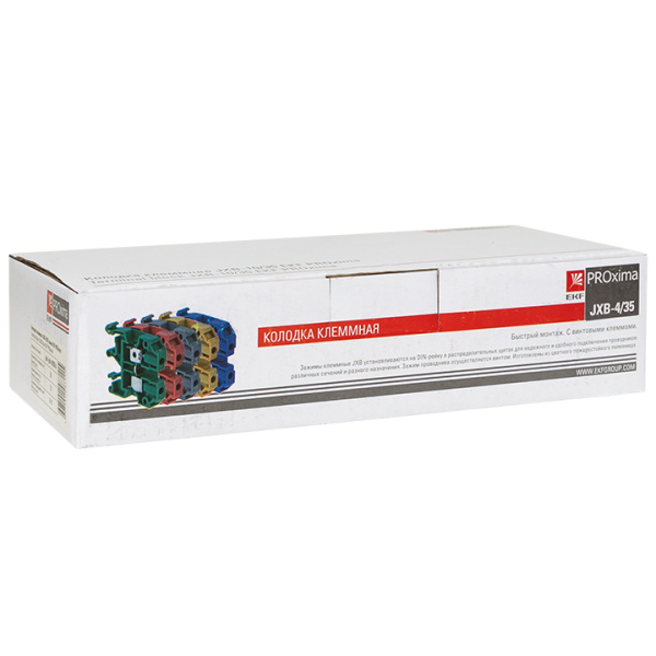Купить EKF PROxima Колодка клеммная JXB-4/35 желтая
