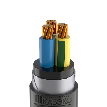 Кабель силовой бронированный ВБШвнг(А) -ХЛ 3х35 мк(N,PE)-0,66 Кабэкс ТХМ00214125