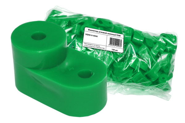 Купить TDM Изолятор угловой зелёный SQ0810-0006