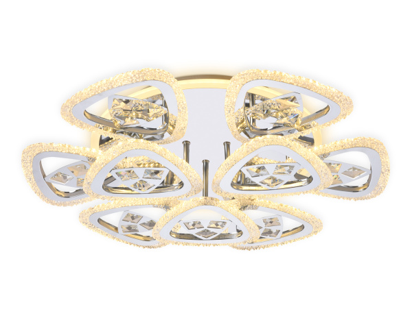 Купить Ambrella Потолочный светодиодный светильник с пультом FA2922 CH хром 138W 600*600*130 (ПДУ РАДИО 2.4)