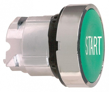 SE XB4 Головка для кнопки 22мм зеленая с возвратом ZB4BA333