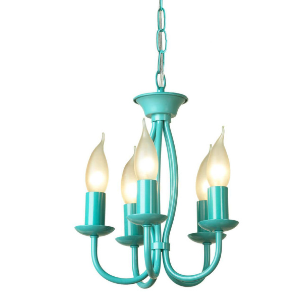 Купить Lussole LGO Металл Синий /  Без плафона Люстра E14 GRLSP-9914