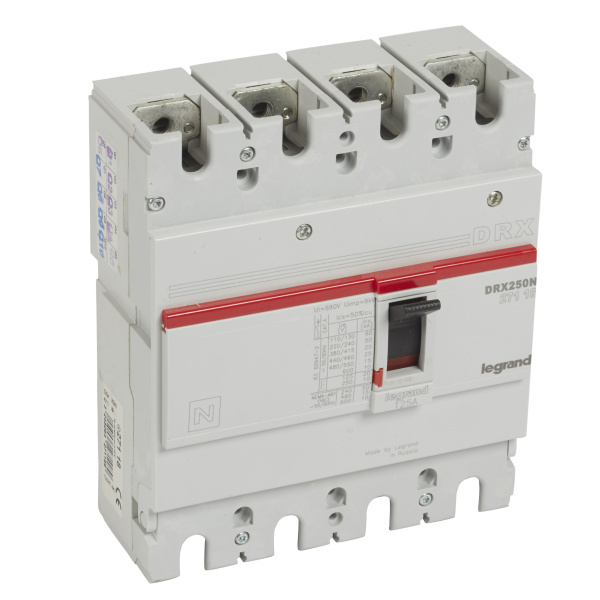 Legrand DRX250 термомагнитный 160A 4П 25kA 027231