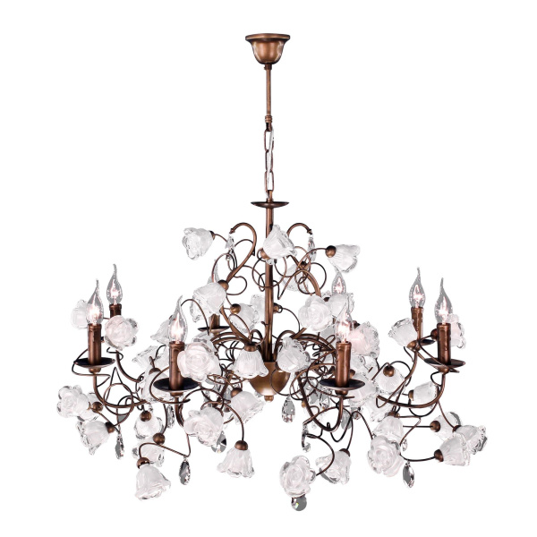 Citilux EL324P08.1 Rosetta Brune+Bianco Люстра