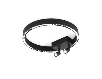 Ambrella Светильник потолочный светодиодный FL5806/1+2 BK черный 25W 3000K/4200K/6400K D400*95 (без ПДУ) Ambrella Светильник потолочный светодиодный FL5806/1+2 BK черный 25W 3000K/4200K/6400K D400*95 (без ПДУ)