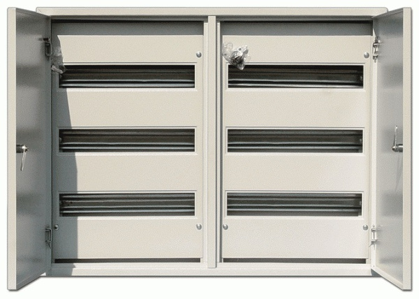 Dekraft Корпус металлический две двери 520х685х120 90 мод. IP31 ЩРН-90