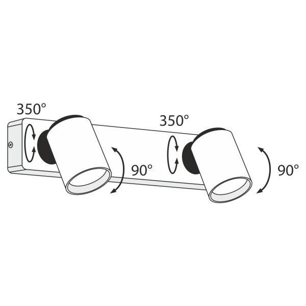 Купить Maytoni Spot Alliot Белый Спот 2xGU10 35W SP317-CW-02-W