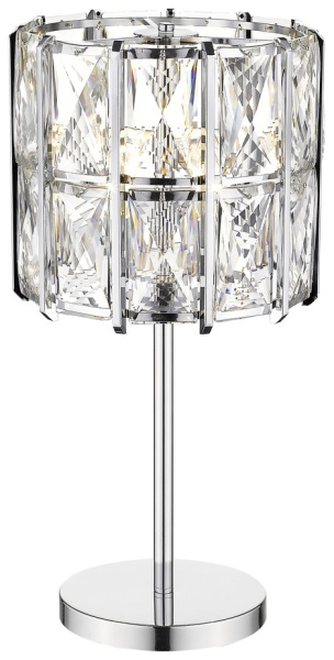 Wertmark WE148.04.104 Настольная лампа Хром/Прозрачный E14 4*40W