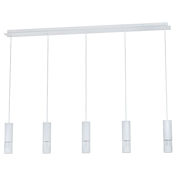 Eglo BERNABETA Подвес светодиодный , 1х5W(GU10), L1165, B95, H1500, сталь, белый/пластик, прозрачный 39702