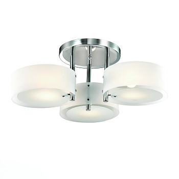 Evoluce SL483.502.03 Люстра потолочная Хром/Белый E27 3*60W