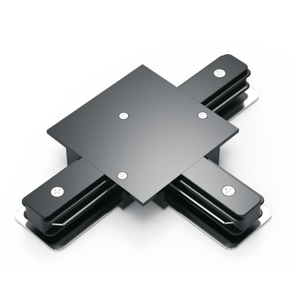 Купить Gauss Коннектор для встраиваемых трековых шинопроводов (T) черный TR135