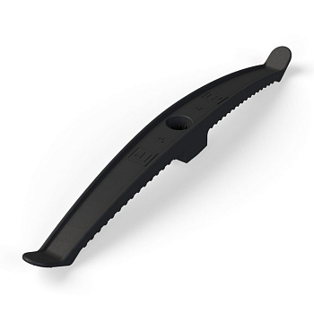 Промрукав Держатель кабеля двусторонний для прямого монтажа черный (20 шт/120 шт уп/кор) PR13.0383