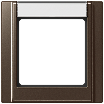 JUNG Рамка 1-кратная с полем для надписи мокка A581NAMO