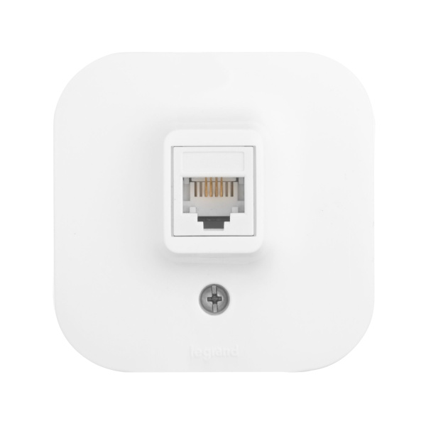Купить Legrand Quteo Белый Розетка RJ11 782214