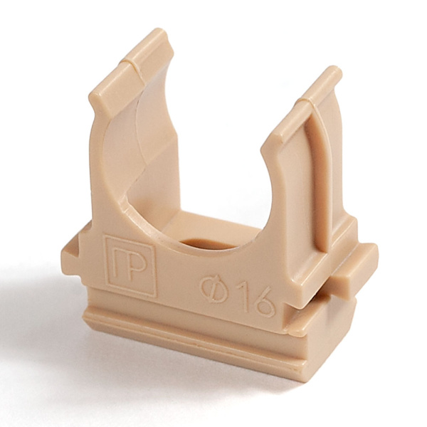 Промрукав Крепёж-клипса для труб АБС-пластик сосна д32 (25шт/500шт уп/кор) PR13.0102