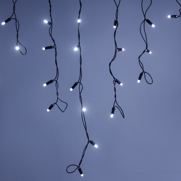 Arlight Светодиодная гирлянда ARD-EDGE-CLASSIC-2400x600-BLACK-88LED-FLASH WHITE (230V, 6W) (Ardecoled, IP65) 026012