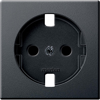 SE Merten SM Антрацит Центральная плата для механизма розетки Schuko MTN2330-0414
