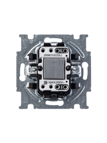 Купить ABB BJB Basic 55 Бел Выключатель 1-клавишный с подсветкой 2CKA001012A2153