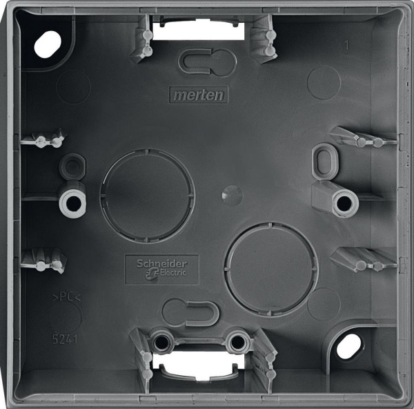 Купить SE Merten SM M-Elegance Антрацит Корпус 1-ый для открытого монтажа MTN524114