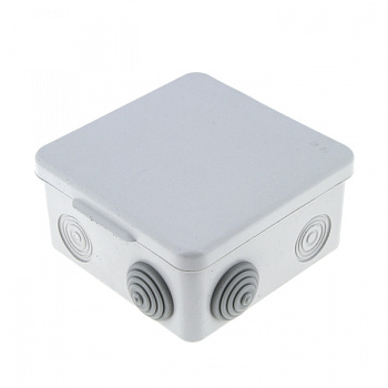 EKF PROxima Коробка распределительная КМР-030-031 с крышкой наружная (85х85х40) 8 мембр. вводов IP55