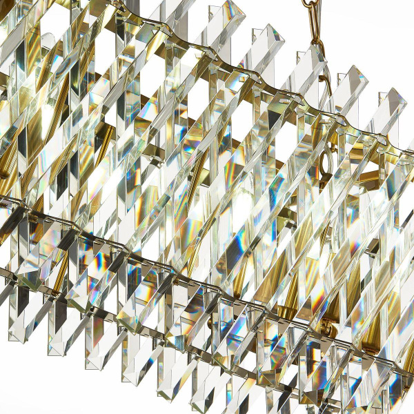 ST Luce SL1170.303.10 Светильник подвесной Латунь/Прозрачный E14 10*40W Купить ST Luce SL1170.303.10 Светильник подвесной Латунь/Прозрачный E14 10*40W