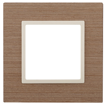 ЭРА 14-5301-07 Elegance Ясень/сл.кост Дерево Рамка 1-ая