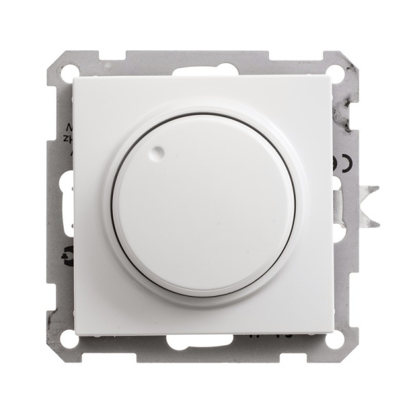 Systeme Electric W59 Светорегулятор (диммер) поворотный 400Вт 230В механизм белый
