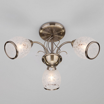 Eurosvet Люстра 30026/3 античная бронза 00000073711