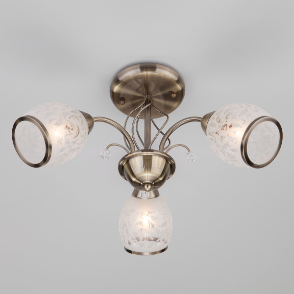 Eurosvet Люстра 30026/3 античная бронза 00000073711