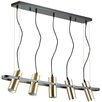 Novotech 3714/5 LN19 047 Светильник подвесной чёрный GU10 5*5W 220V CLAIRE Novotech 3714/5 LN19 047 Светильник подвесной чёрный GU10 5*5W 220V CLAIRE