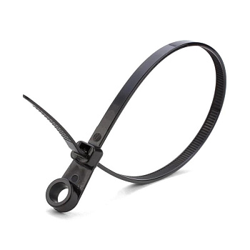 Стяжки нейлоновые КСО 5*220 (ч) (100шт.)(Fortisflex) 80534