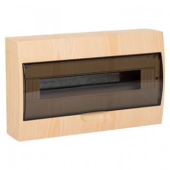 EKF PROxima Щит распределительный навесной ЩРН-П-18 светлое дерево IP41