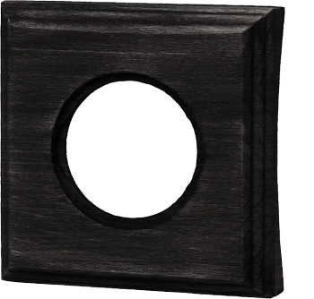 BIRONI Шедель Бук Угольно-черный Рамка 1-ая на бревно 280мм (скрытый монтаж) BF4C28-610-119