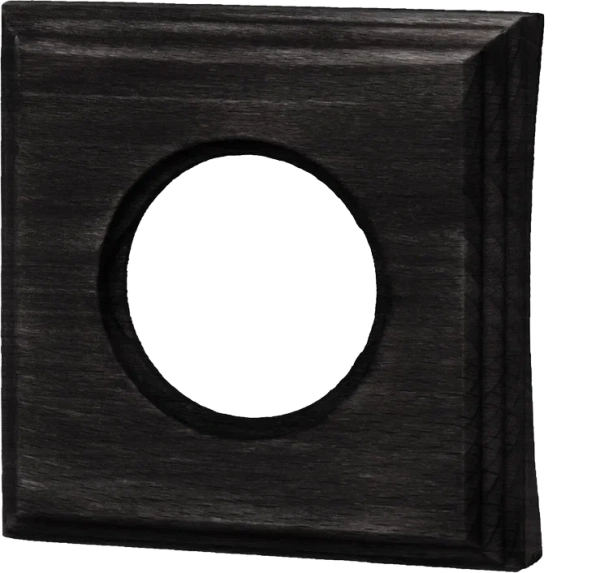 BIRONI Шедель Бук Угольно-черный Рамка 1-ая на бревно 280мм (скрытый монтаж) BF4C28-610-119