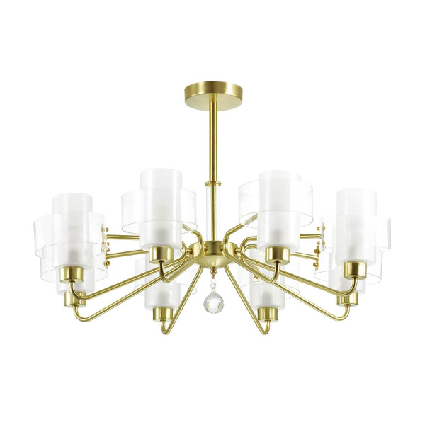 Купить Lumion 3705/8C LN18 175 матовый золотой Люстра потолочная E14 8*40W 220V DREW