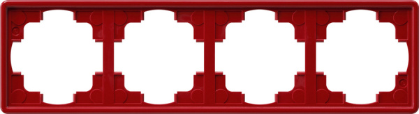 Gira S-Color Красный Рамка 4-ая 021443