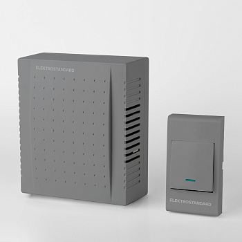 Elektrostandard DBQ26M WM 1M IP44 / звонок электрический бытовой (дверной) / Серый a055433