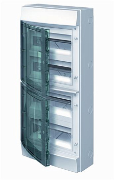 ABB Mistral65 бокс навесной 48М прозрачная дверь (без клемм) 1SL1207A00