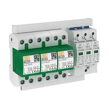 OBO Bettermann Комплект УЗИП 3 пол. (Класс I+II), 255 В 5089754